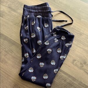 Sunday Best Navy Textured Pants, Size Small